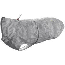Hunter Huka To Go Esőkabát Kutyáknak – Vízálló, Fényvisszaverős (55 cm, Ezüst) kutyaruha