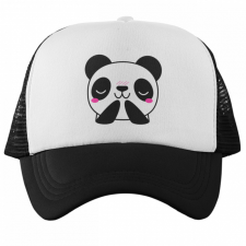 Hupszi Panda Emoji - Trucker Hálós Baseball Sapka női sapka