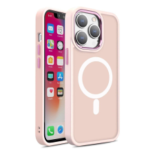Hurtel Armor mágneses iPhone 14 Pro Max MagSafe színes matt tok - rózsaszín tok és táska