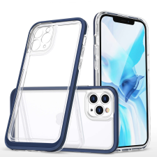 Hurtel Átlátszó 3az1ben tok iPhone 11 Pro Max Blue tok Gel tok tok és táska