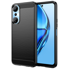 Hurtel Carbon Case Infinix Hot 20 rugalmas szilikon carbon tok fekete tok és táska