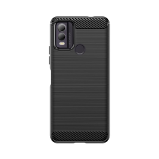 Hurtel Carbon Case szilikon tok Nokia C22 - fekete tok és táska