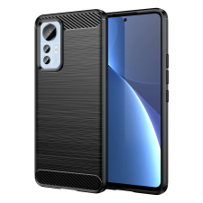 Hurtel Carbon Case tok Xiaomi 12 Lite rugalmas szilikon Carbon tok fekete tok és táska
