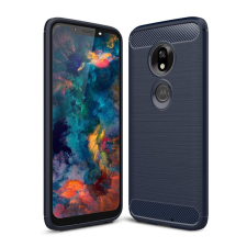 Hurtel Carbon telefontok hátlap tok RugApples Cover TPU tok telefontok hátlap Motorola Motorola G7 Játék kék tok és táska