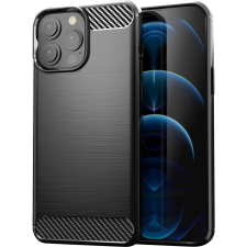 Hurtel Carbon Tok Flexible Tok Tpu Tok iPhone 13 Pro Max Fekete (9145576212509) tok és táska