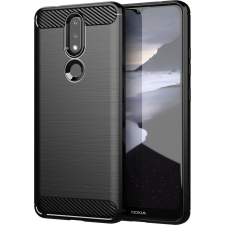 Hurtel Carbon Tok Flexible Tok Tpu Tok Nokia 2.4 Fekete (9145576232170) tok és táska