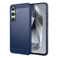 Hurtel Carbon tok Samsung Galaxy S24 FE - kék tok és táska