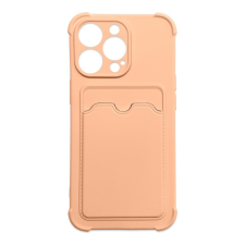 Hurtel Card Armor tok iPhone XS Max kártyatartóval, légzsákkal, és megerősített védelemmel rózsaszín tok és táska