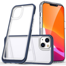 Hurtel Clear 3in1 Tok iPhone 13 Mini Gél Tok, Kék (187730302) tok és táska