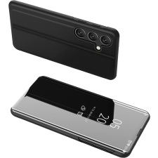 Hurtel Clear View Case Samsung Galaxy A24 4G flipes tok fekete tok és táska