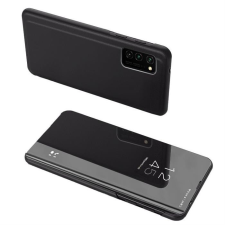 Hurtel Clear View tok Samsung Galaxy A72 4G fekete tok és táska