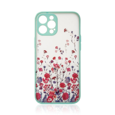 Hurtel Design tok iPhone 12 Pro Max virág tok világoskék színben tok és táska