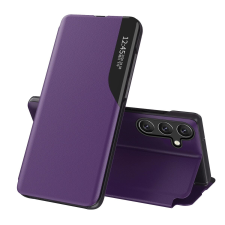 Hurtel Eco Leather View könyvtok Samsung Galaxy A56 - lila tok és táska
