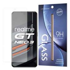 Hurtel Edzett üveg 9H edzett üveg Realme GT Neo 3 (csomagolás - boríték) mobiltelefon kellék
