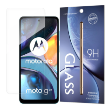 Hurtel Edzett üveg 9H képernyővédő Motorola Moto G22 mobiltelefon kellék