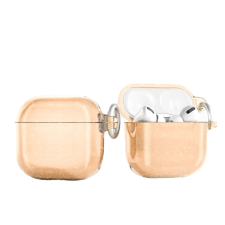 Hurtel Glitter tok AirPods 4 - arany színű fülhallgató, fejhallgató tok