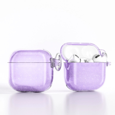 Hurtel Glitter tok AirPods 4 - lila fülhallgató, fejhallgató tok