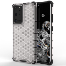 Hurtel Honeycomb tok páncél telefontok TPU Bumper Samsung Galaxy S21 Ultra 5G átlátszó tok és táska