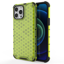 Hurtel Honeycomb tok ütésálló telefontok TPU Bumper iPhone 13 Pro Max zöld tok és táska