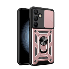 Hurtel Hybrid Armor Camshield tok Samsung Galaxy A36 - rózsaszín tok és táska