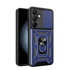 Hurtel Hybrid Armor Camshield tok Samsung Galaxy S24 FE - kék tok és táska