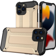 Hurtel Hybrid Armor Tok Kemény Tok iPhone 13 Pro Max Golden (9111201944954) tok és táska