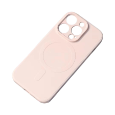 Hurtel iPhone 14 szilikon tok Magsafe - rózsaszín tok és táska