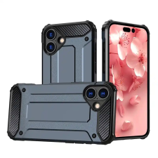 Hurtel iPhone 16e Hybrid Armor kék tok tok és táska