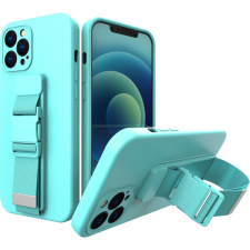 Hurtel Kötél Tok Gel Tpu Légzsák Telefontok iPhone 13 Mini Világoskék (9145576218051) tok és táska