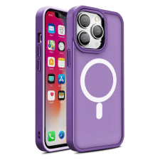 Hurtel Mágneses színű matt tok iPhone 15 Pro Max - lila tok és táska