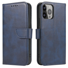 Hurtel Mágneses tok elegáns tok és állvány funkcióval iPhone 14 Max készülékhez kék tok és táska
