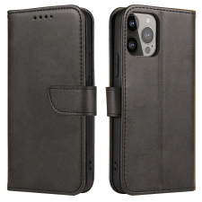 Hurtel Mágneses tok Xiaomi Poco C40 flip cover pénztárca állvány fekete tok és táska