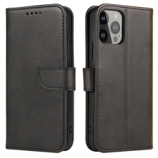 Hurtel Magnet Case Cover Xiaomi Redmi Note 12 flipes tok pénztárcával és állvánnyal fekete tok és táska