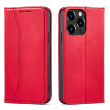 Hurtel Magnet Fancy Case tok iPhone 14 Pro Max flip cover pénztárca állvány piros tok és táska