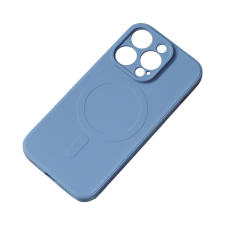 Hurtel MagSafe kompatibilis szilikon tok iPhone 15-hez Szilikon tok - tengerészkék tok és táska