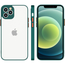 Hurtel Milky Tok Szilikon Rugalmas Áttetsző Tok Samsung Galaxy A22 4G Sötétzöld (9145576223338) tok és táska