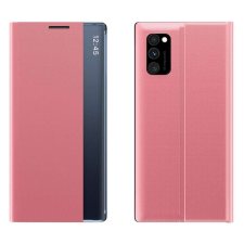 Hurtel New Sleep Case flip a POCO M4 Pro 5G PINK -hez tok tok és táska