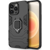 Hurtel Ring Armor Tok iPhone 14 Pro Armor Tok Mágneses Tartó Gyűrű Fekete (187765858)