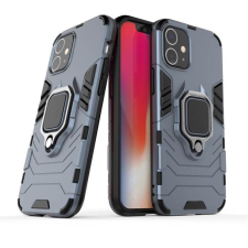 Hurtel Ring Armor tok kitámasztható Kemény tok iPhone 12 mini kék telefontok tok és táska