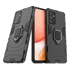 Hurtel Ring Armor tok kitámasztható Kemény tok Samsung Galaxy A72 5G fekete tok és táska