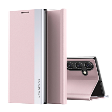 Hurtel Sleep Case Pro kinyitható tok Samsung Galaxy S25 Plus - rózsaszín tok és táska