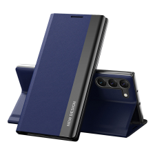 Hurtel Sleep Case Pro tok Samsung Galaxy S23 flip állvány kék tok és táska