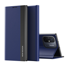 Hurtel Sleep Case Pro tok XIAOMI Redmi Note 12 Pro+ készülékhez flipes állvánnyal kék tok és táska