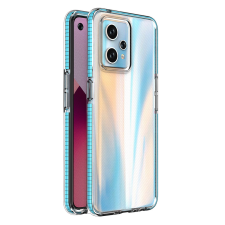 Hurtel Spring Case Realme 9 Pro+ / Realme 9 szilikon tok kerettel világoskék színben tok és táska