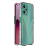 Hurtel Spring Case Realme 9 Pro szilikon tok keretbe foglalt szilikon tok világos rózsaszínnel
