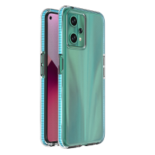 Hurtel Spring Case Realme 9 Pro szilikon tok kerettel világoskék színben tok és táska