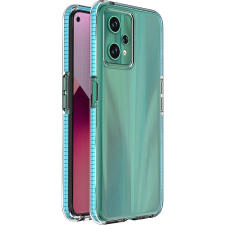 Hurtel Spring Case Realme 9 Pro Szilikon Tok Kerettel Világoskék Színben (187762338) tok és táska