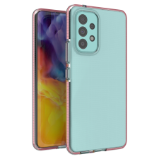 Hurtel Spring case tok gél TPU tok színes Samsung Galaxy A73 világos rózsaszín tok és táska
