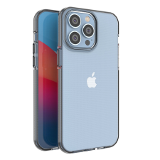 Hurtel Spring Case tok iPhone 14 Pro Max szilikon tok kerettel fekete tok és táska
