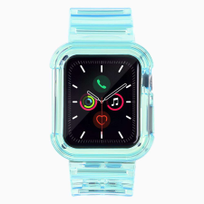 Hurtel Strap Light Set csereszíj Apple Watch 6 40mm / Watch 5 40mm / Watch 4 40mm / Watch SE 40mm kék okosóra kellék